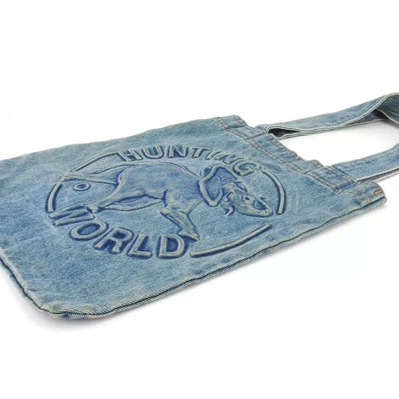 HUNTING WORLD Tote Bags Denim denim canvas Authentic